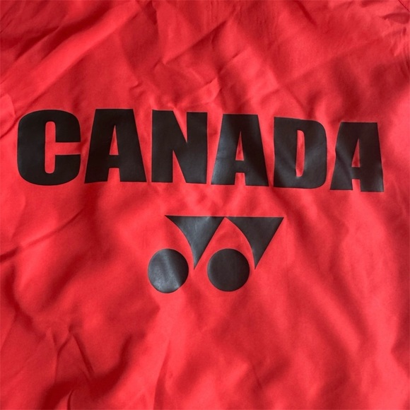 Yonek Badminton Windbreaker Lightweight Jacket Team Canada Size: L - Picture 3 of 7